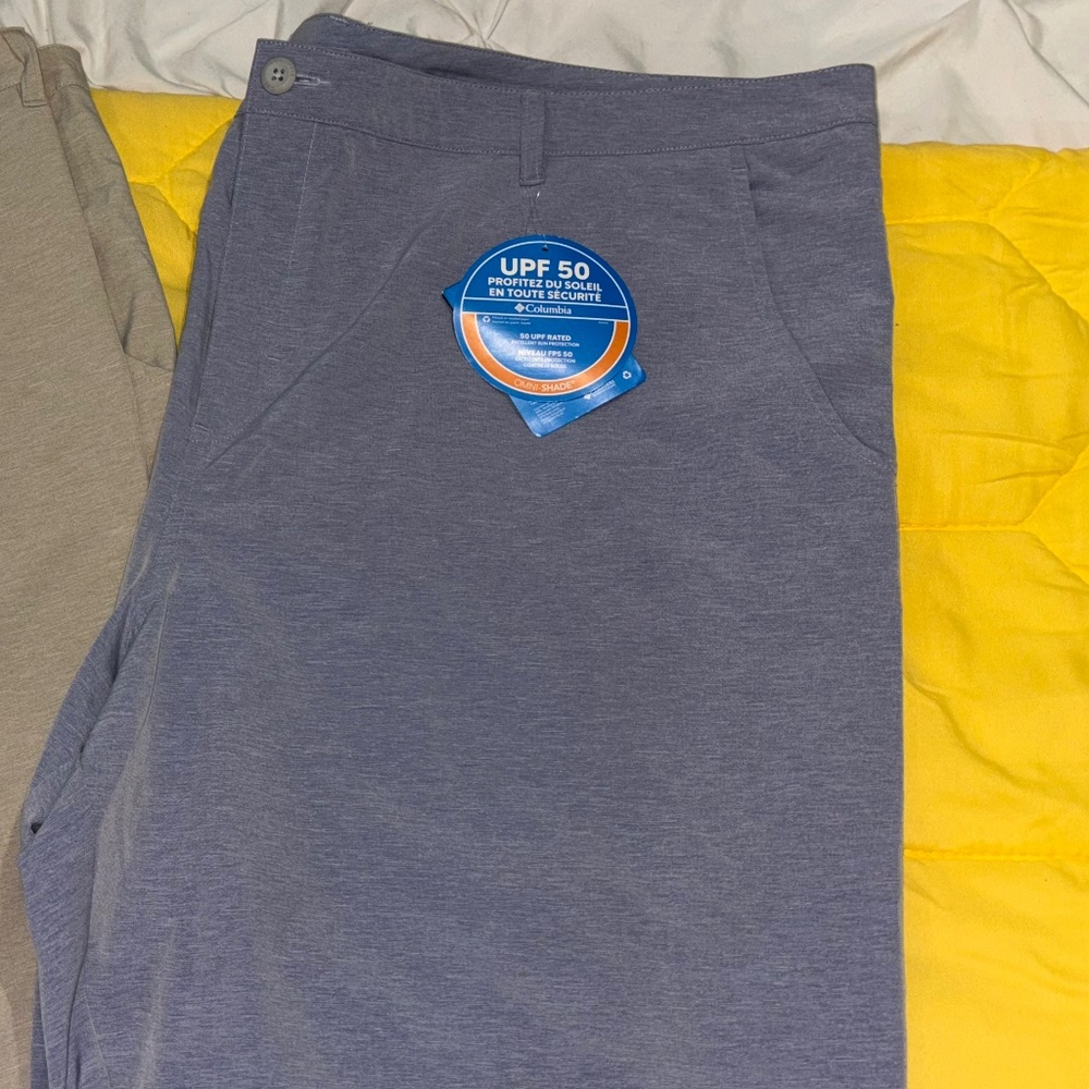 Men’s Columbia PFG Flat front Shorts😀 Bundle of 2 with TAGS - Picture 7 of 10